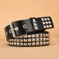 Y2K Studded Vegan Leather Belt