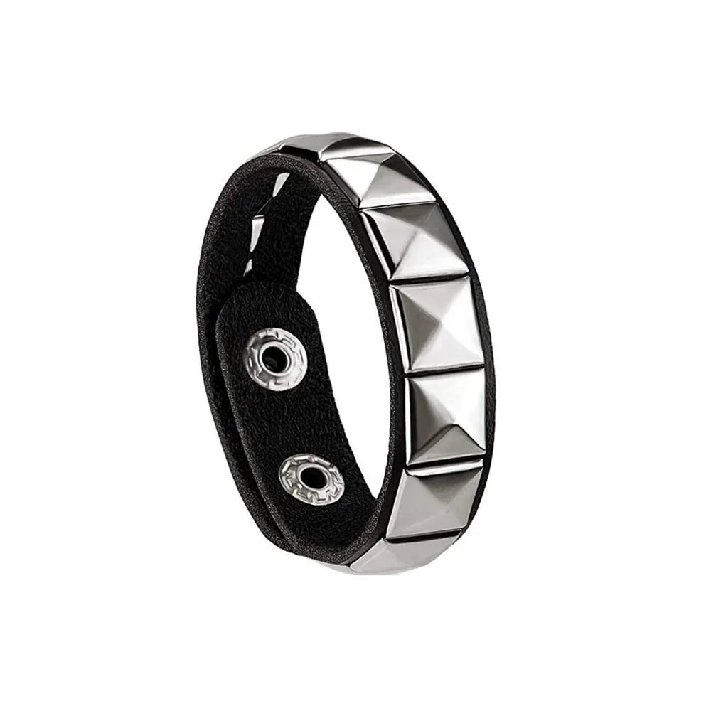Silver Rivet Bracelet