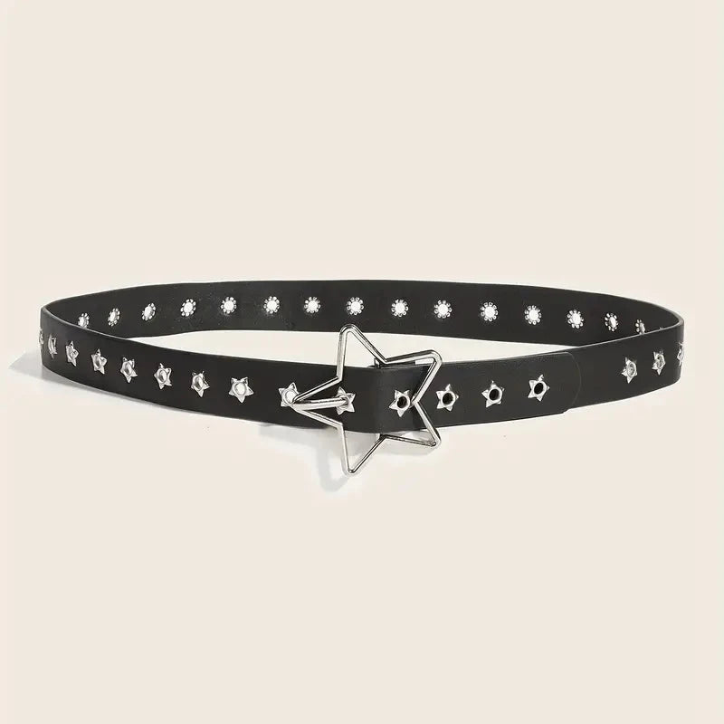 Y2K Star Belt with Vegan Leather