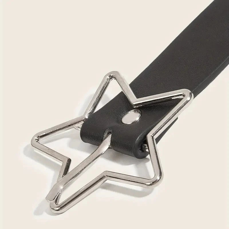 Y2K Star Belt with Vegan Leather