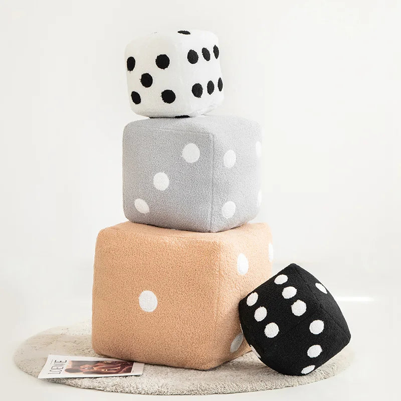Decorative Dice Pillow Plush