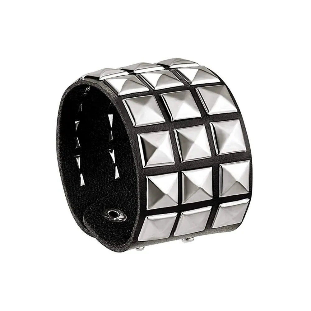 Silver Rivet Bracelet